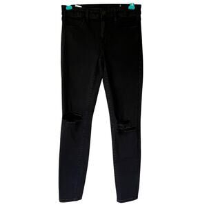 American Eagle Black Distressed NE(X)T Level Stretch Jegging Size 4
